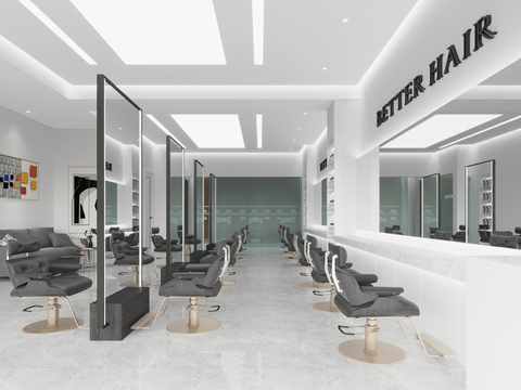 Modern Minimalist Barber Shop