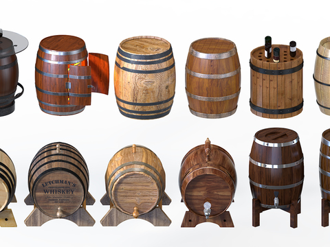 Industrial Wind Cask Wine Barrel