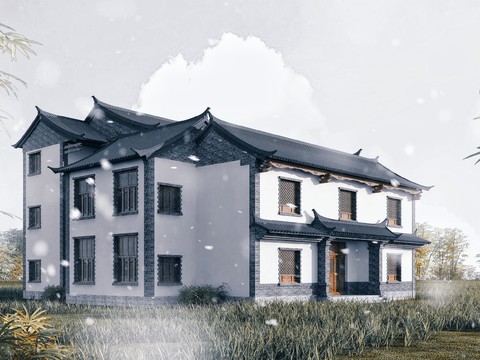 Chinese Ancient Villa Appearance