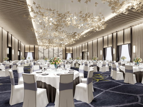 New Chinese Hotel Ballroom