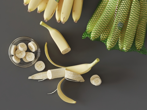 Modern banana fruit food