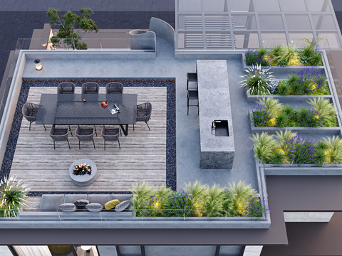 Modern Roof Garden