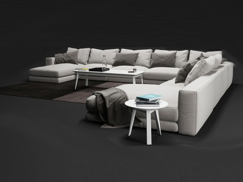 Modern Affordable Luxury Style Creative Sofa Combination Free