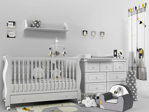 Jane Europe solid wood crib