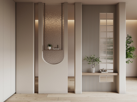 Entrance partition screen