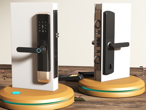 Modern combination lock electronic lock door