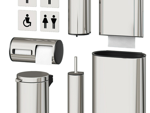 Modern suction box trash can sanitary ware accessories