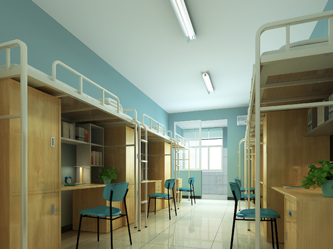 Modern School Dormitory Free