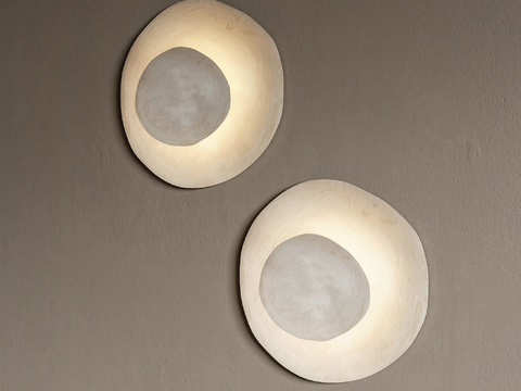 Quiet wind wall lamp gypsum wall lamp