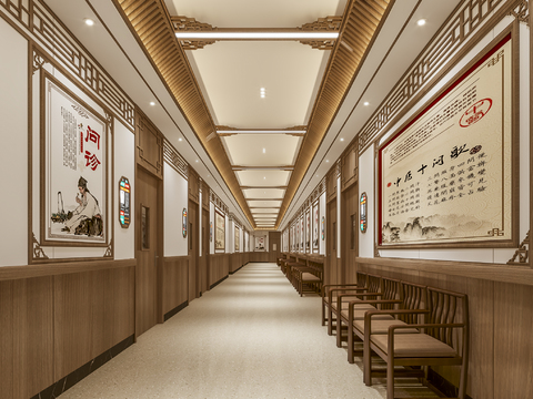 Hospital of Traditional Chinese Medicine Corridor