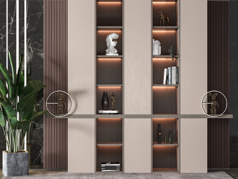 Modern Decorative Cabinet Bookcase