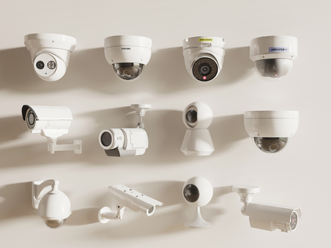 Monitoring head camera security system