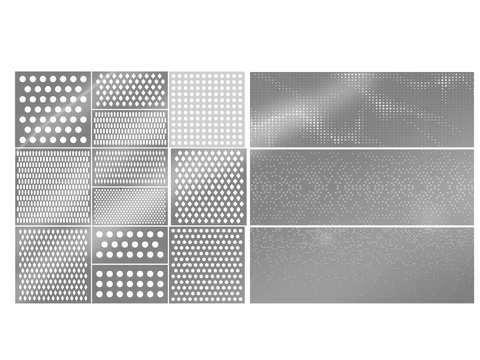 perforated plate external wall metal plate punching net