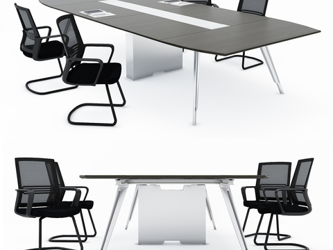 Modern Solid Wood Conference Table