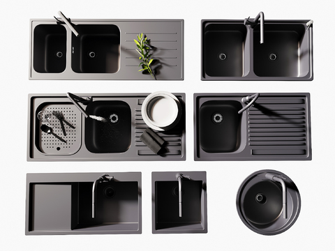 Modern dish washing basin sink