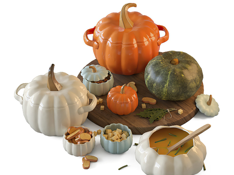 Modern Pumpkin Cup Food Box Tableware