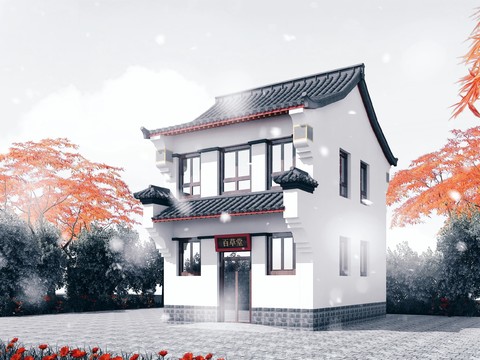 Chinese ancient architectural appearance