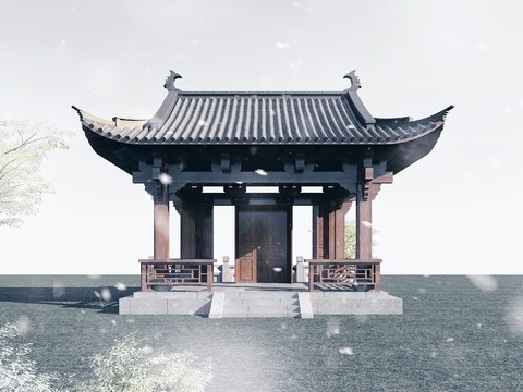 Chinese Ancient Landscape Pavilion