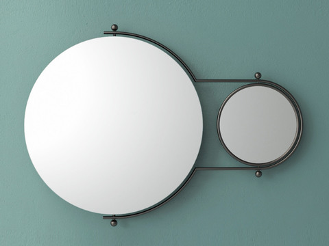 Modern Minimalist Metal Mirror Free