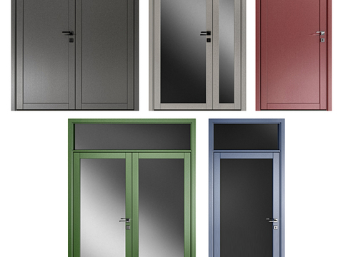 Modern minimalist creative entrance door for free