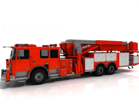 modern fire truck