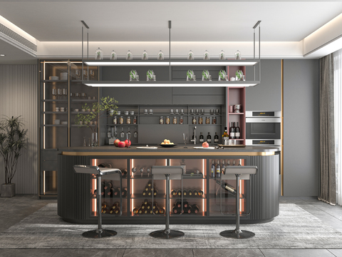 Wine room bar