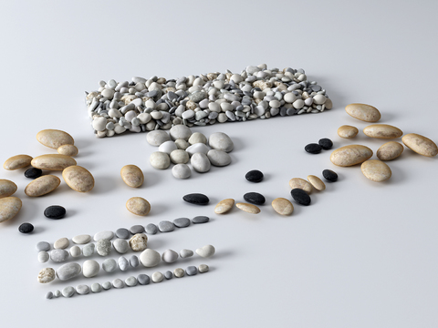 Modern pebbles