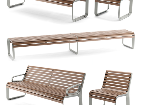 Modern outdoor public seating