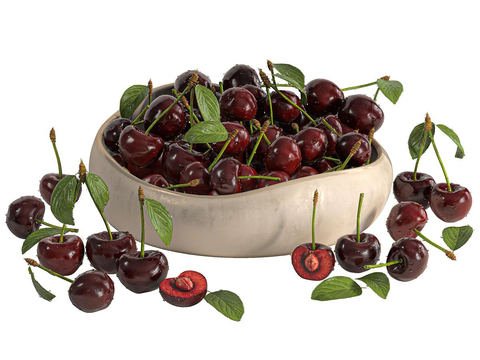 Cherry fruit plate