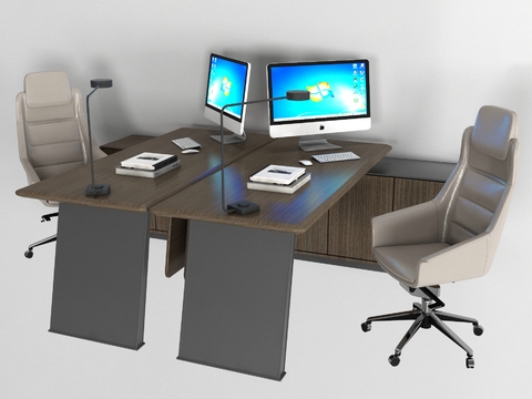 modern office desk and chair free