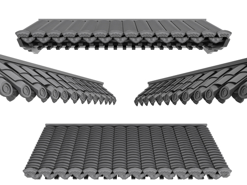 Chinese Eaves Roof Tile Building Components