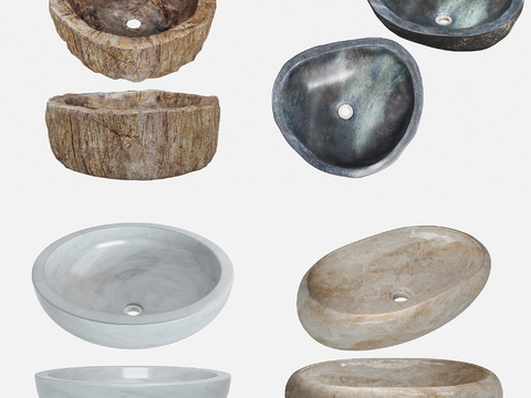 Natural wind stone wash basin