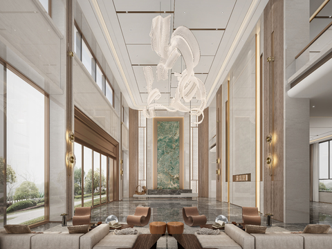 Affordable Luxury Style Company Lobby