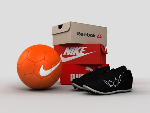 Modern Football sneaker Shoe Box