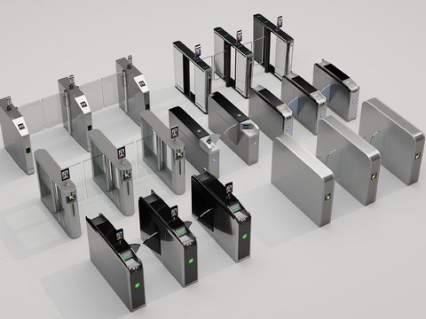 Security gate machine, access control machine, ticket machine