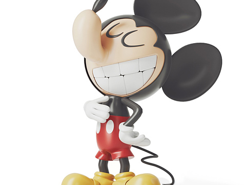 Modern Mickey Mouse creative ornaments free