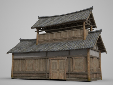 New Chinese Ancient Building Appearance Free