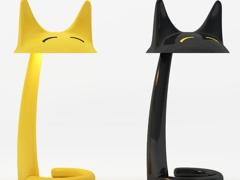 Modern cat-shaped table lamp