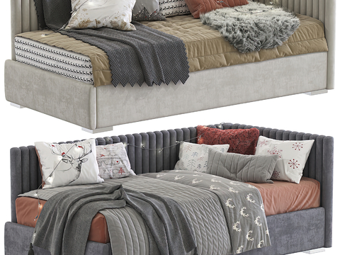 Nordic Fabric Sofa Bed