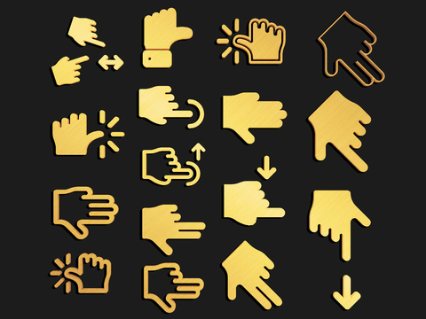 Gesture indicator logo