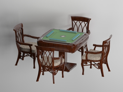 American Mahjong Table and Chair Free