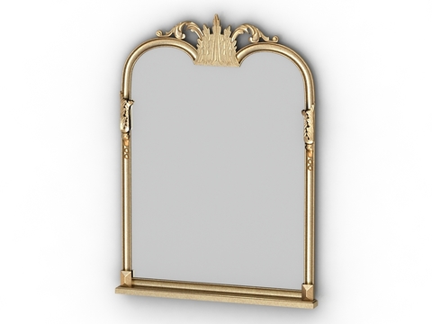 Jane European wrought iron carved mirror free of charge