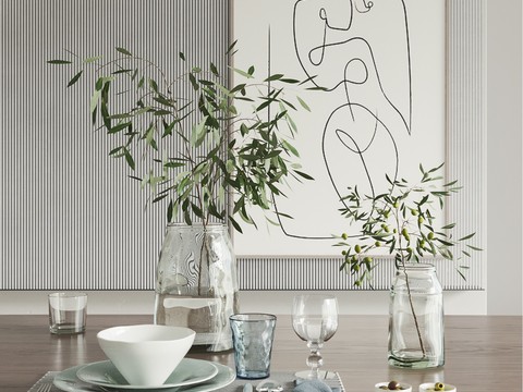 Nordic cutlery vase