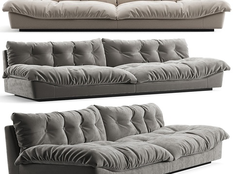 BAXTER modern fabric double sofa