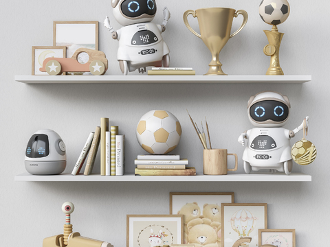 Modern trophy toy ornaments