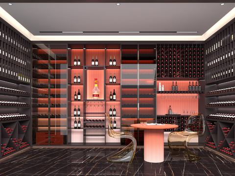 Affordable Luxury Style Wine Cellar Wine Tasting Room