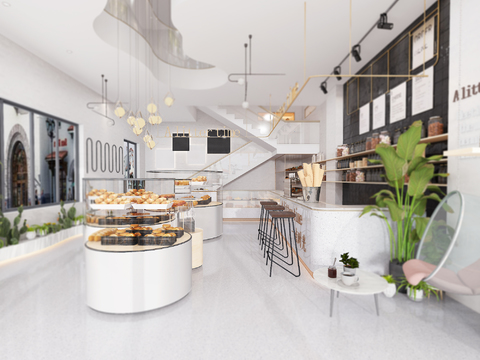 Modern Bakery Dessert Shop