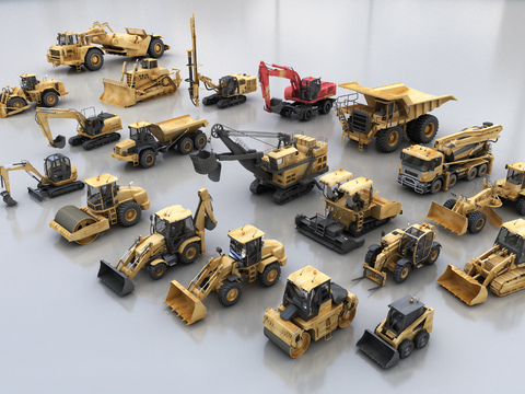 Engineering vehicle, mechanical vehicle, excavator, road roller, forklift