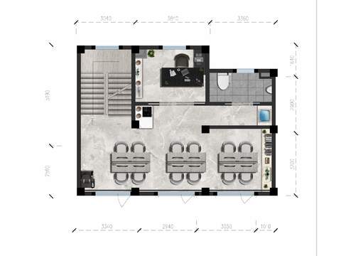 modern floor plan psd