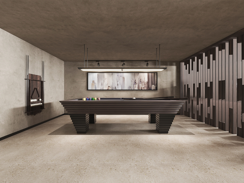 Modern Billiard Room